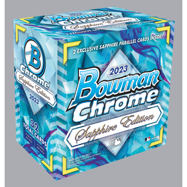 2023 Bowman Chrome Baseball Sapphire Edition Hobby Box