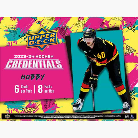 2023-24 Upper Deck Credentials Hockey Hobby Box