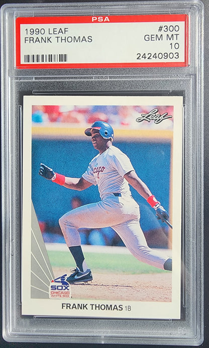 Frank Thomas 1990 Leaf #300 PSA 10 Gem Mint