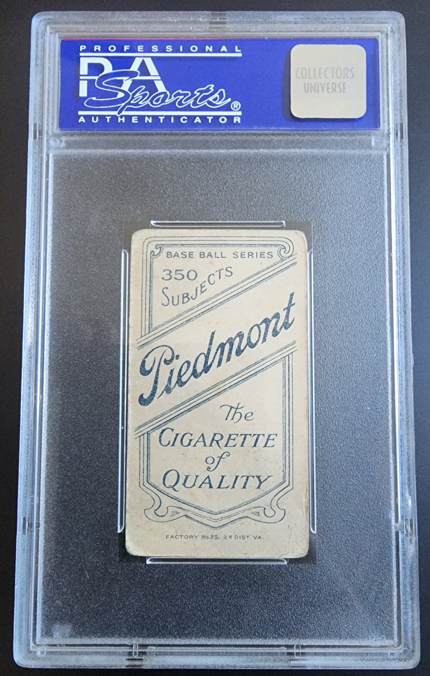 Dick Hoblitzell 1909-11 T206 Piedmont 350/25 Catching PSA 1 Poor