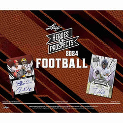 2024 Leaf Heroes and Prospects Football Jumbo Hobby Box