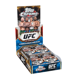 2024 Topps UFC Chrome Hobby Box - 12 Box Case