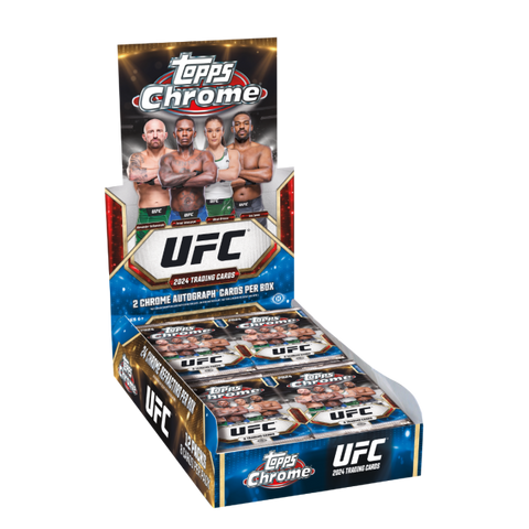 2024 Topps UFC Chrome Hobby Box - 12 Box Case
