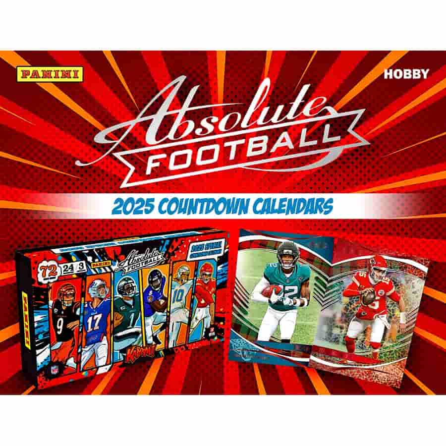 2025 Panini Absolute Football Countdown Calendar – Three Stars Sportscards