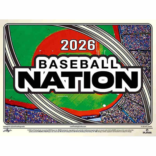2026 Leaf Baseball Nation Hobby Jumbo Box