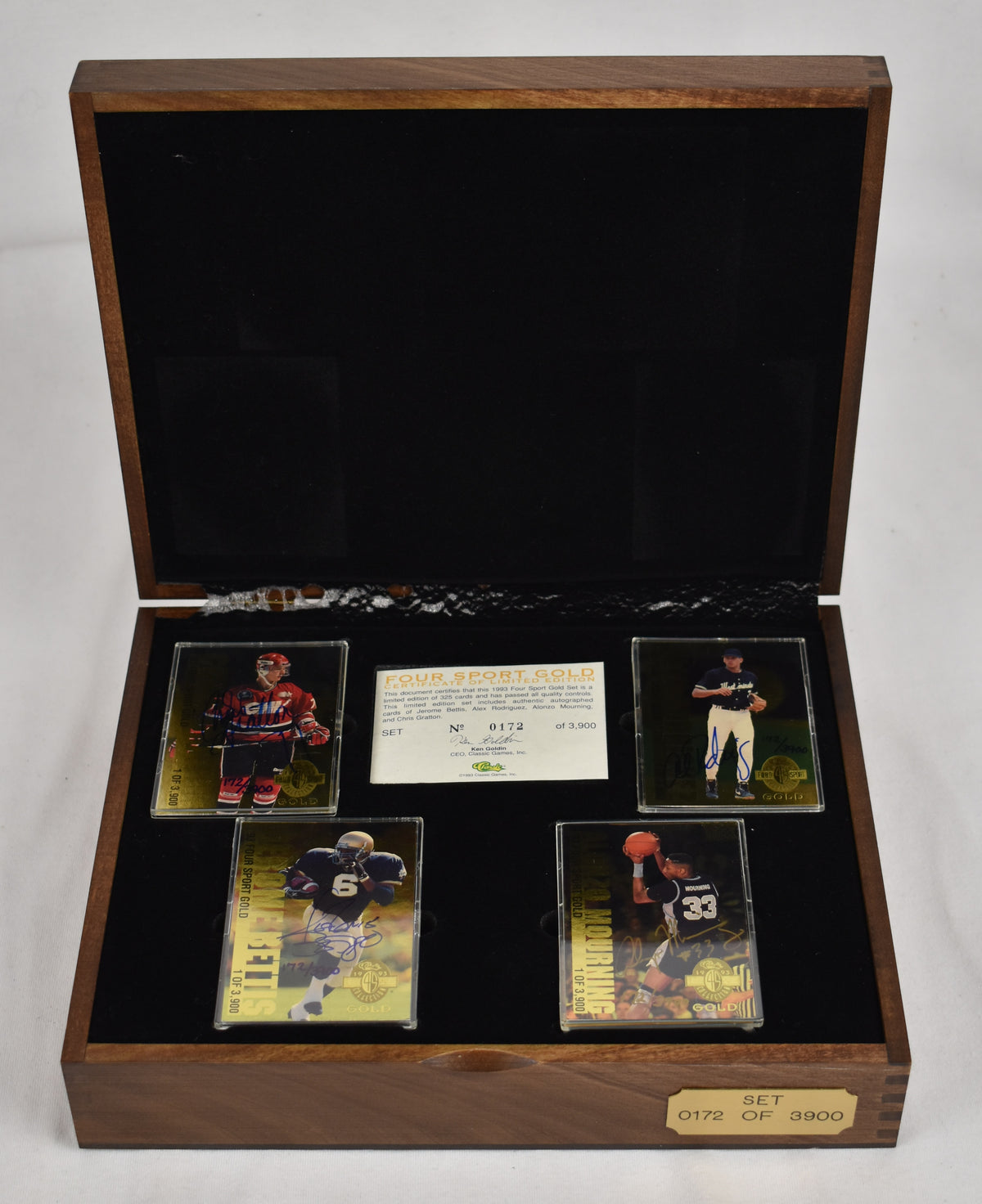 1993 Classic Four Sport Gold Factory Sealed Set with Autographs