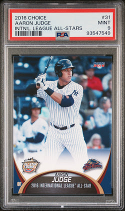Aaron Judge 2016 Choice All-Stars #31 PSA 9 Mint