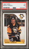 Mario Lemieux 1985 Topps #9 PSA 7 Near Mint 3877