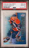 Connor McDavid 2015 Upper Deck Full Force Rookie #743/999 PSA 10 Gem Mint