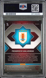 Federico Valverde 2022 Panini Prizm World Cup National Landmarks PSA 10 Gem Mint