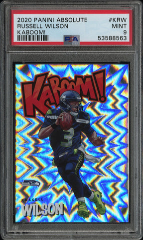 Russeil Wilson 2020 Panini Absolute Kaboom PSA 9 Mint