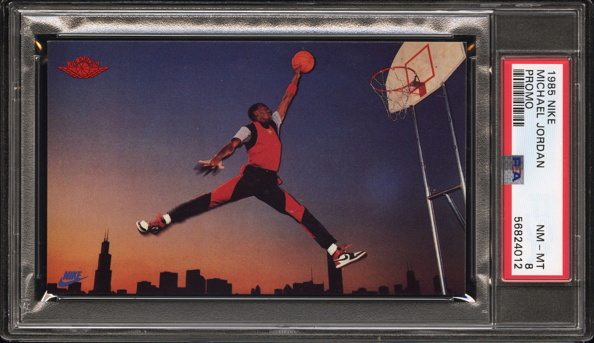Michael Jordan 1985 Nike Promo PSA 8 Nm-Mint