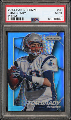 Tom Brady 2014 Panini Prizm #36 Silver Prizm PSA 9 Mint 6649