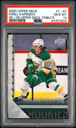 Kirill Kaprizov 2020 Upper Deck Tribute PSA 10 Gem Mint