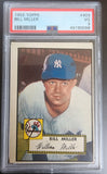 Bill Miller 1952 Topps #403 PSA 3