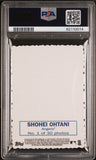 Shohei Ohtani 2018 Topps Heritage Deckle Edge PSA 10 Gem Mint