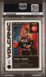 Trae Young 2020 Obsidian Volcanic Auto #41/49 PSA 8 Auto 10