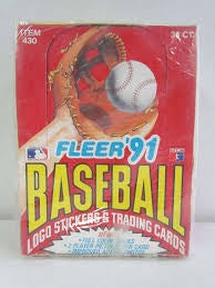 1991 Fleer Baseball Wax Box