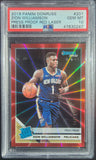 Zion Williamson 2019 Donruss #201 Press Proof Red Laser #64/99 PSA 10 Gem Mint