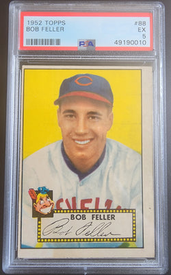 Bob Feller 1952 Topps #88 PSA 5 Excellent