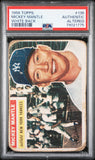 Mickey Mantle 1956 Topps #135 White Back PSA Authentic Altered