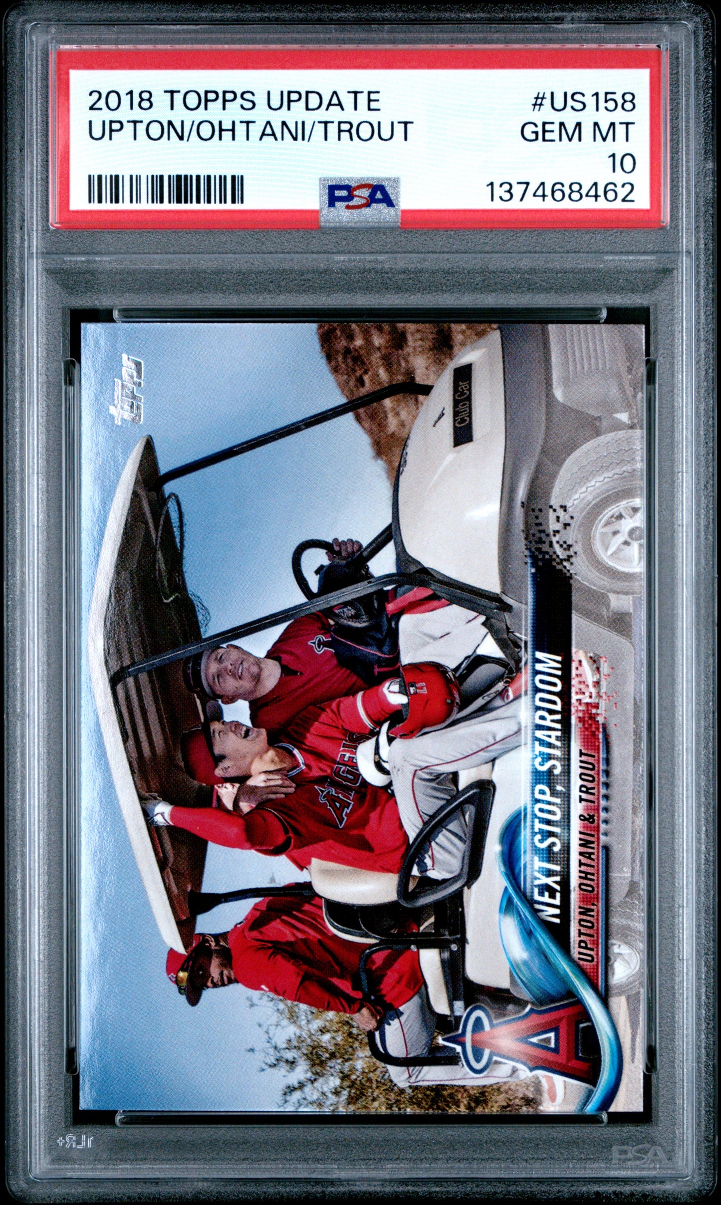 Shohei Ohtani + Mike Trout 2018 Topps Update #US158 PSA 10 Gem Mint 8462