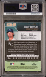 Bobby Witt Jr. 2022 Stadium Club Chrome Green Refractor Auto #55/99 PSA 10 Auto 10