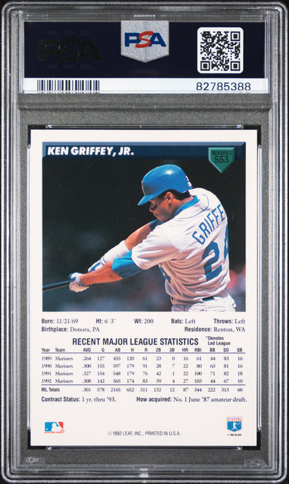 Ken Griffey Jr. 1993 Donruss #553 PSA 10 Gem Mint