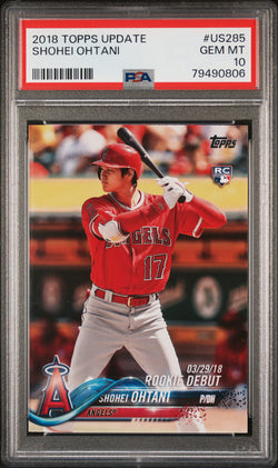 Shohei Ohtani 2018 Topps Update #US285 PSA 10 Gem Mint 0806