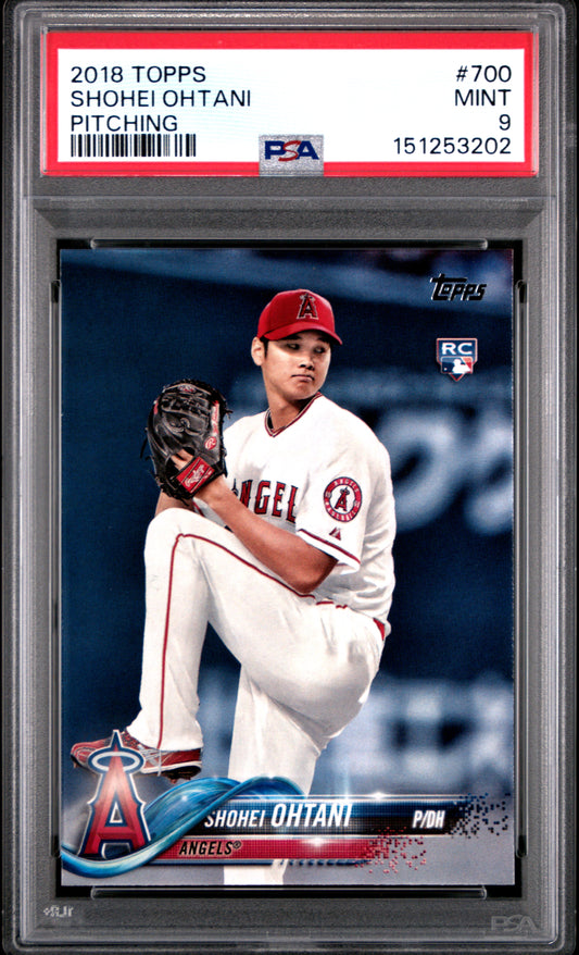 Shohei Ohtani 2018 Topps Rookie #700 PSA 9 Minr 3202