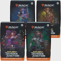 Magic The Gathering Outlaws of Thunder Junction Commander Deck - 4 Deck Set