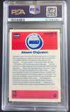 Akeem Olajuwon 1986 Fleer Stickers #8 PSA 8 Nm-Mint