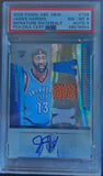 James Harden 2009 Panini Absolute Patch Auto #494/499 PSA 8 Auto 9