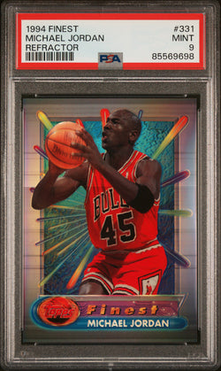 Michael Jordan 1994 Topps Finest Refractor #331 PSA 9 Mint