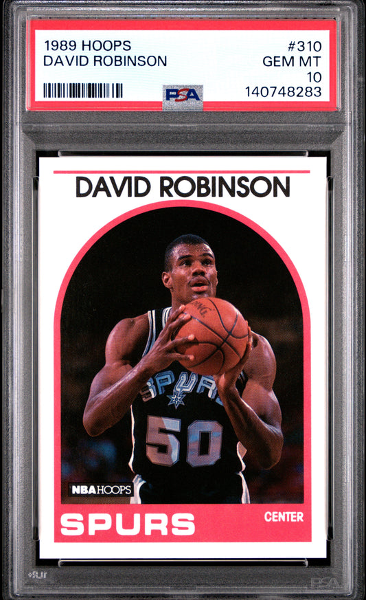 David Robinson 1989 Hoops Rookie #310 PSA 10 Gem Mint 8283