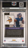 Justin Jefferson 2020 Panini One Precison Patch Auto #24/35 PSA 9 Mint