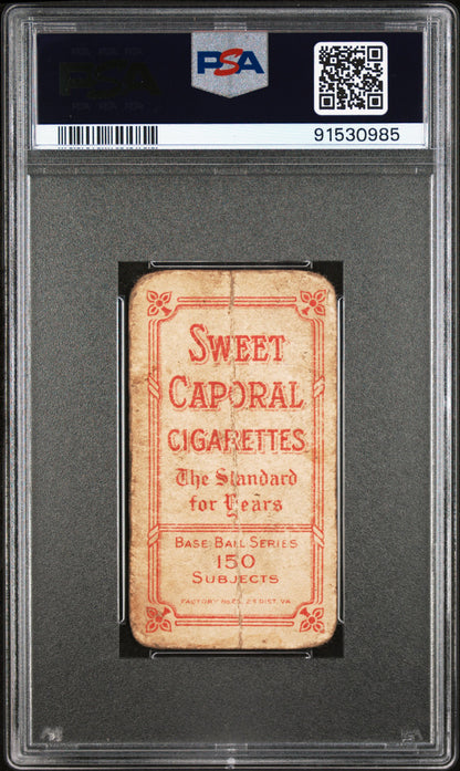 Glenn Liebhardt 1909-11 T206 Sweep Caporal 150/25 PSA 1 Poor