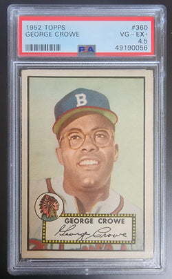 George Crowe 1952 Topps #360 PSA 4.5