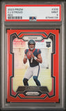 C.J. Stroud 2023 Panini Prizm Red Prizm PSA 9 Mint