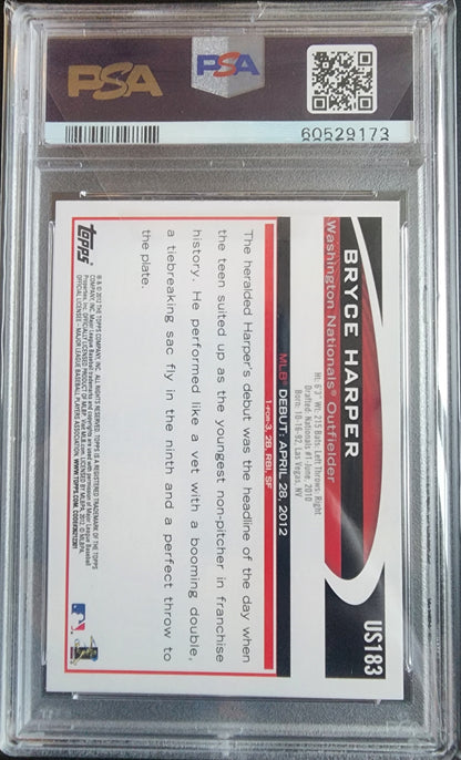 Bryce Harper 2012 Topps Update #US183 PSA 10 Gem Mint