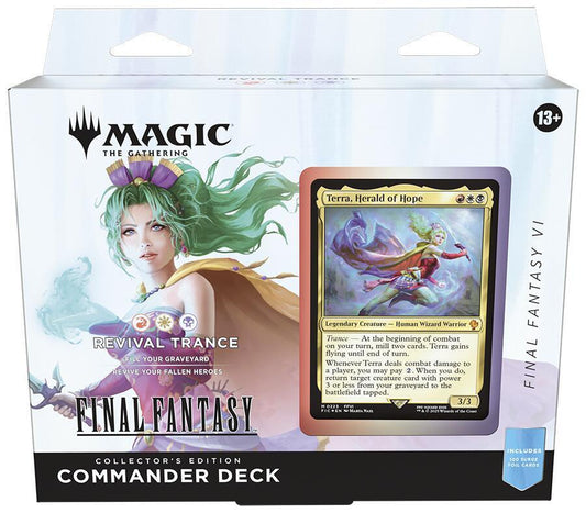 Magic The Gathering Final Fantasy Collector's Edition Commander Deck: Revival Trance