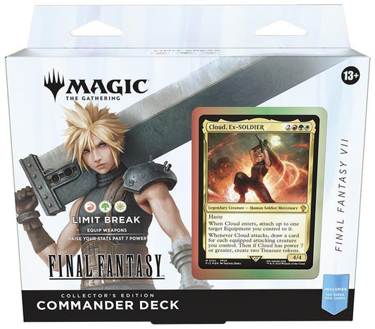 Magic The Gathering Final Fantasy Collector's Edition Commander Deck: Limit Break