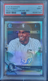 Luis Robert 2018 Bowman Chrome Refractor Auto #382/499 PSA 9 Mint