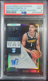 Michael Porter Jr. 2018 Contenders Playoff Auto #31/65 PSA 9 Mint