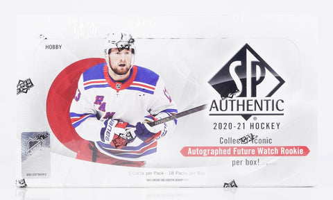 2020-21 Upper Deck SP Authentic Hockey Hobby Box