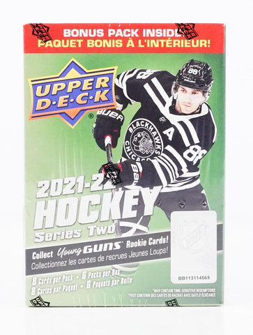 2021-22 Upper Deck Series 2 Hockey Blaster Box