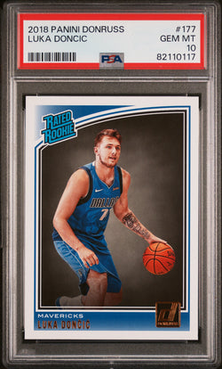 Luka Doncic 2018 Donruss Rookie #177 PSA 10 Gem Mint 0117