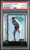 David Ortiz 1998 Bowman Chrome #71 International PSA 10 Gem Mint