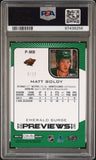 Matt Boldy 2022 OPC Platinum Emerald Surge Preview #6/10 PSA 8 Nm-Mint