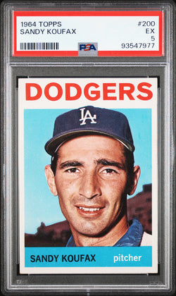 Sandy Koufax 1964 Topps #200 PSA 5 EX